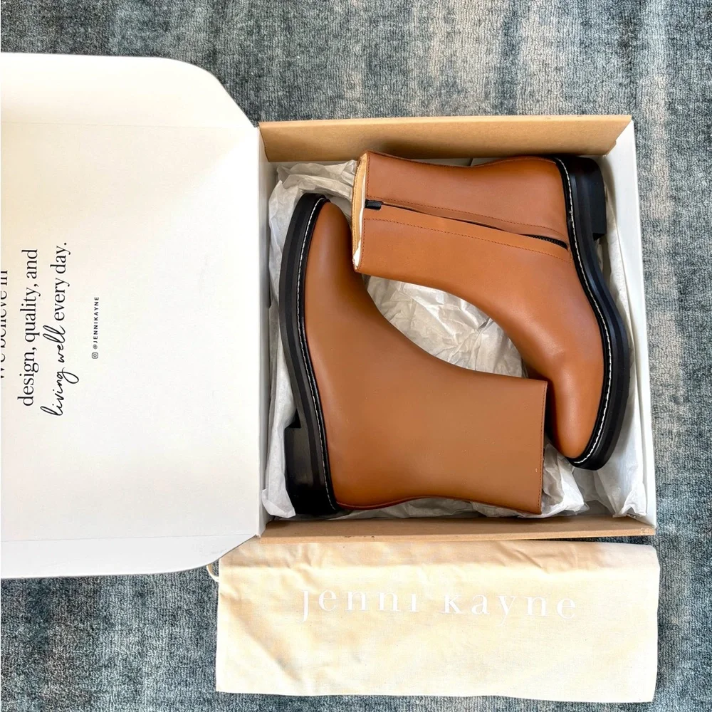 Jenni Kayne Blake Ankle Boot in Saddle NEW - Picture 3 of 9